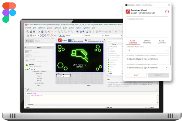 Embedded Wizard Connect for Figma